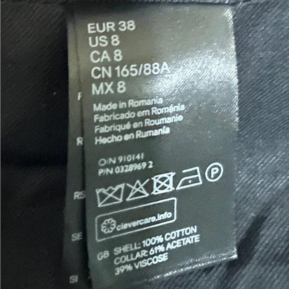 Balmain x H&M Black Velvet Blazer - Picture 9 of 9